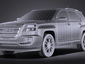 GMC Terrain Denali 2016 vray 3D Model
