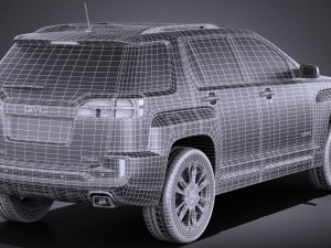 GMC Terrain Denali 2016 vray 3D Модель