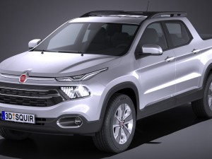 fiat toro 2017 3D Model