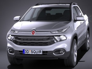 Fiat Toro 2017 3D मॉडल