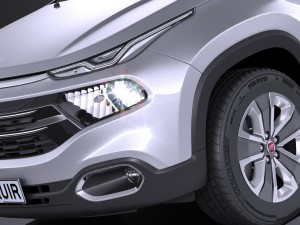 Fiat Toro 2017 3D मॉडल