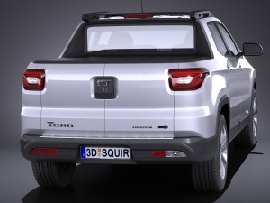 Fiat Toro 2017 3D मॉडल