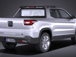Fiat Toro 2017 3D मॉडल