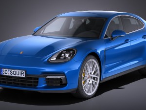 Porsche panamera 4s 2017 3D Model