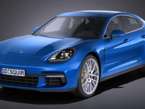Porsche Panamera 4S 2017 Modelo 3D