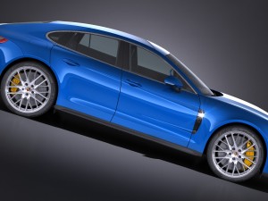 Porsche Panamera 4S 2017 3D Модель
