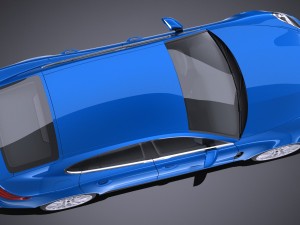 Porsche Panamera 4S 2017 3D Модель