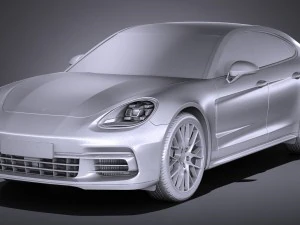 Porsche Panamera 4S 2017 3D Model