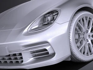 Porsche Panamera 4S 2017 3D Model