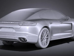 Porsche Panamera 4S 2017 3D Model