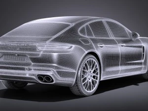 Porsche Panamera 4S 2017 3D Model