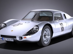 porsche 904 carrera gts 1963-1965 3D Model