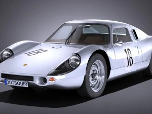 Porsche 904 Carrera GTS 1963-1965 3D Model