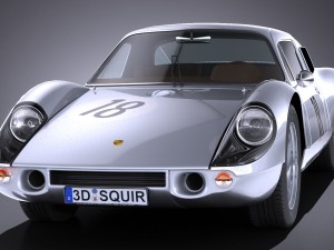 Porsche 904 Carrera GTS 1963-1965 Modèle 3D