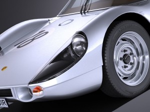 Porsche 904 Carrera GTS 1963-1965 Modèle 3D