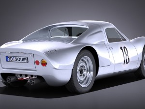 Porsche 904 Carrera GTS 1963-1965 Modèle 3D