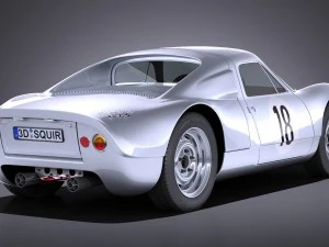 Porsche 904 Carrera GTS 1963-1965 3D Model