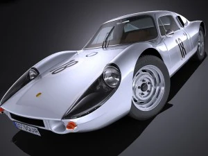 Porsche 904 Carrera GTS 1963-1965 3D Model