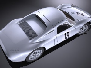 Porsche 904 Carrera GTS 1963-1965 Modèle 3D