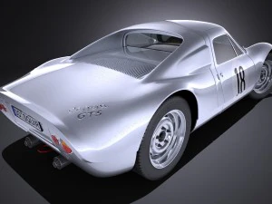 Porsche 904 Carrera GTS 1963-1965 3D Model