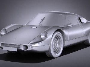 Porsche 904 Carrera GTS 1963-1965 Modèle 3D
