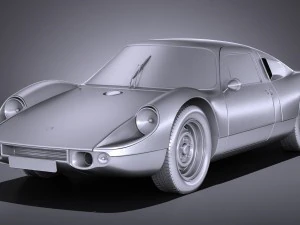 Porsche 904 Carrera GTS 1963-1965 3D Model