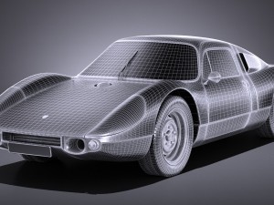 Porsche 904 Carrera GTS 1963-1965 Modèle 3D