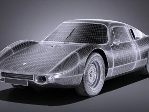 Porsche 904 Carrera GTS 1963-1965 3D Model