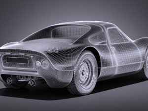 Porsche 904 Carrera GTS 1963-1965 Modèle 3D