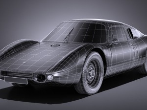 Porsche 904 Carrera GTS 1963-1965 Modèle 3D