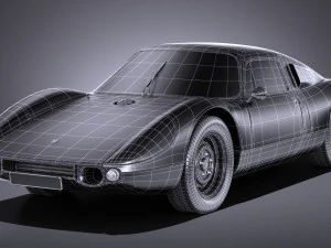 Porsche 904 Carrera GTS 1963-1965 3D Model