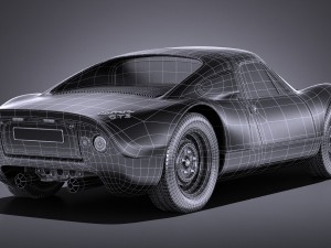Porsche 904 Carrera GTS 1963-1965 Modèle 3D