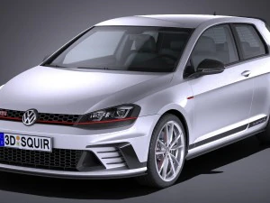 Volkswagen Golf GTI Clubsport S 2017 3D Model
