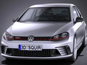 Volkswagen Golf GTI Clubsport S 2017 3D Model