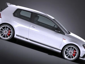 Volkswagen Golf GTI Clubsport S 2017 3D Model