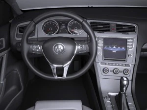 Volkswagen Golf GTI Clubsport S 2017 3D Model