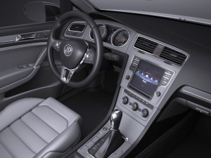 Volkswagen Golf GTI Clubsport S 2017 3D Model