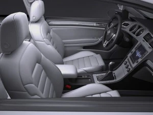 Volkswagen Golf GTI Clubsport S 2017 3D Model