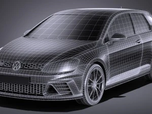 Volkswagen Golf GTI Clubsport S 2017 3D Model
