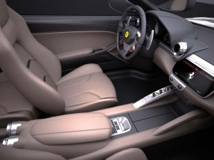 Ferrari GTC4 Lusso t 2017 3D Модель