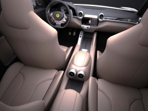 Ferrari GTC4 Lusso t 2017 3D Модель