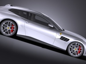 Ferrari GTC4 Lusso t 2017 3D Модель