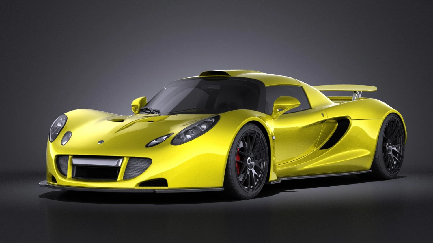 Hennessey Venom GT 2012 vray 3D Model .c4d .max .obj .3ds .fbx .stl .blend 