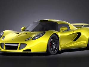 Hennessey Venom GT 2012 vray Modello 3D