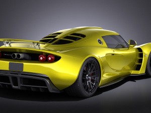 Hennessey Venom GT 2012 vray 3D Model