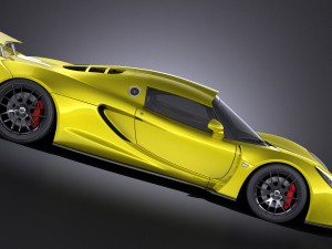 Hennessey Venom GT 2012 vray 3D Model