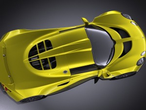 Hennessey Venom GT 2012 vray 3D Model