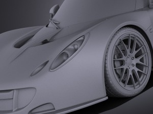 Hennessey Venom GT 2012 vray 3D Model