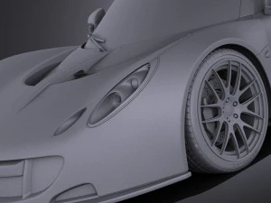 Hennessey Venom GT 2012 vray 3D Model