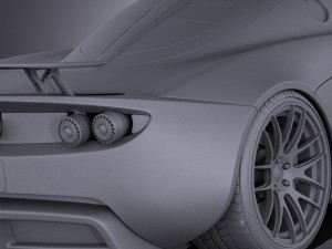 Hennessey Venom GT 2012 vray 3D Model